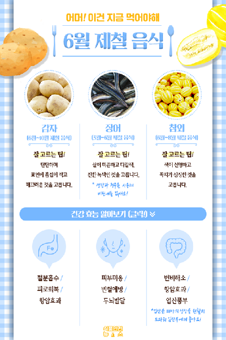 이미지 6월 제철음식