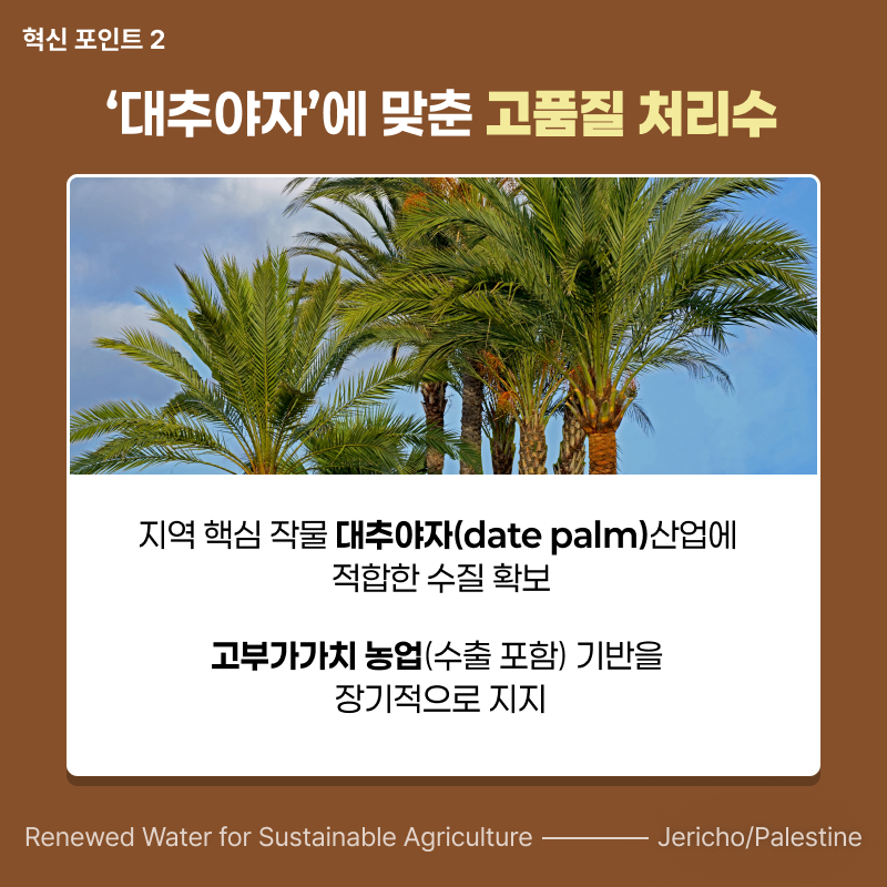 Renewed Water for Sustainable Agriculture. Jericho/Palestine